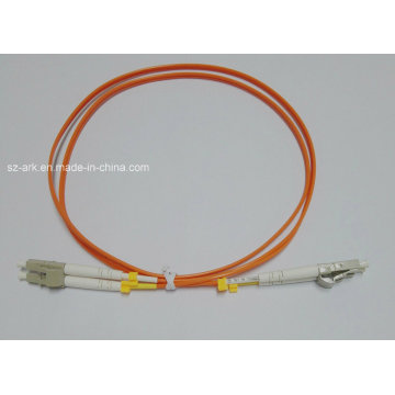 Fibre Patch Cord pour LC-LC Duplex Om2 Orange Cable (2m)